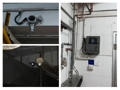 學校廚房可燃氣體在線監測系統